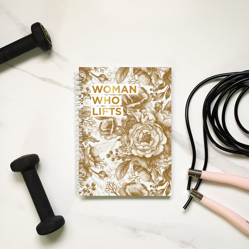 Woman Who Lifts - Gold Peonies