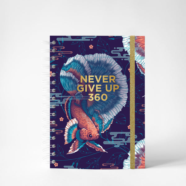Never Give Up 360 - Blue Fish
