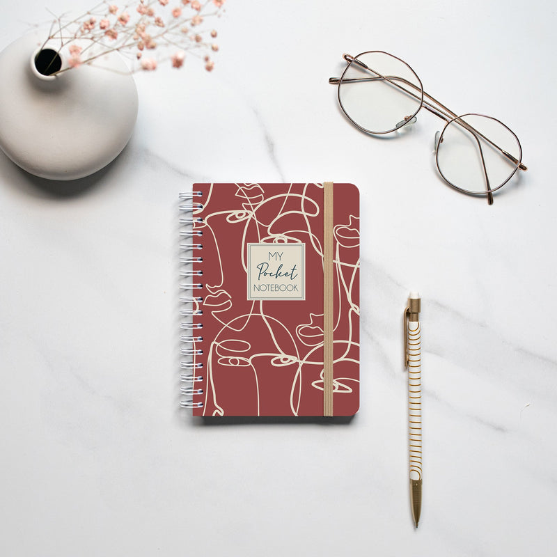 Notebbok One Line My Pocket Notebook - One Line – Women Warriors UK