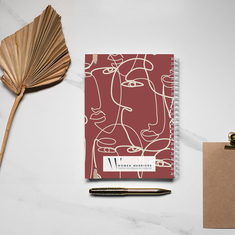 Notebbok One Line My Wonder Notebook - One Line – Women Warriors UK